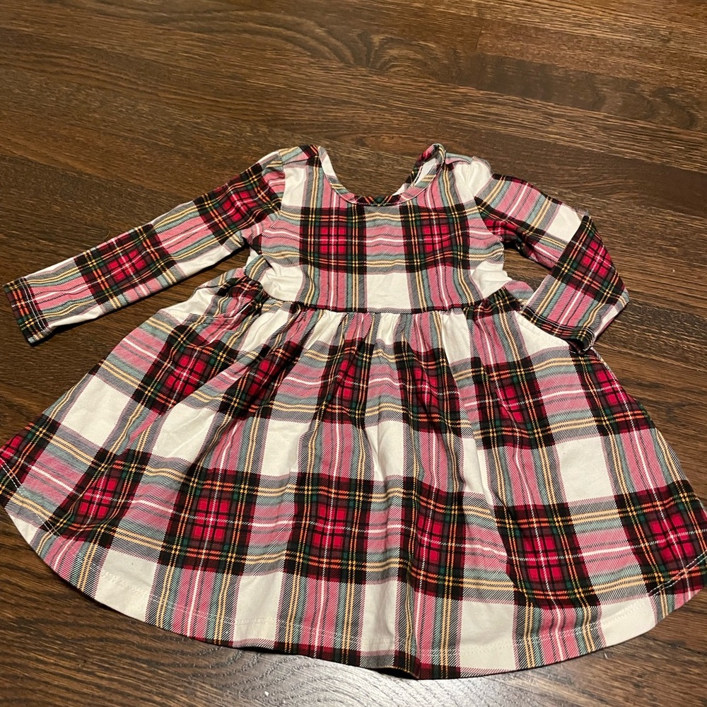 Hanna Andersson 2T plaid twirl dress